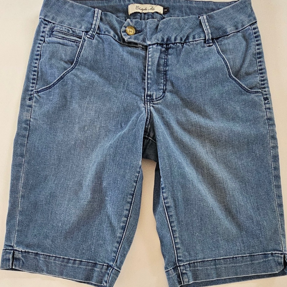 Christopher Blue Denim Shorts Sz 6 EXCELLENT CONDITION - These were mine